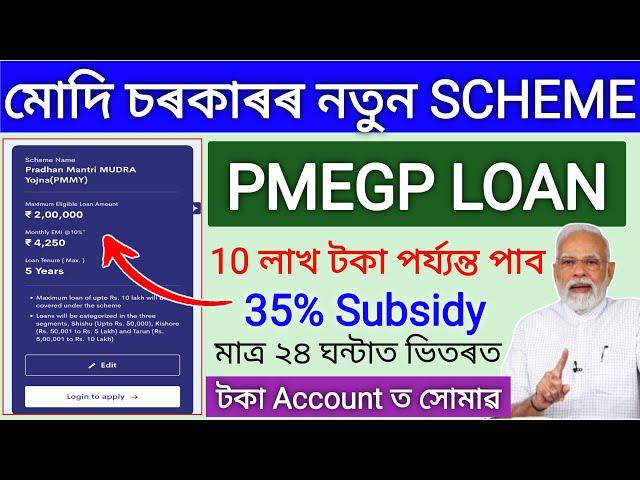 Online Apply PMEGP Loan _ Instant Loan Up-to 10 Lakh, Online Loan Apply _ how to online apply pmegp