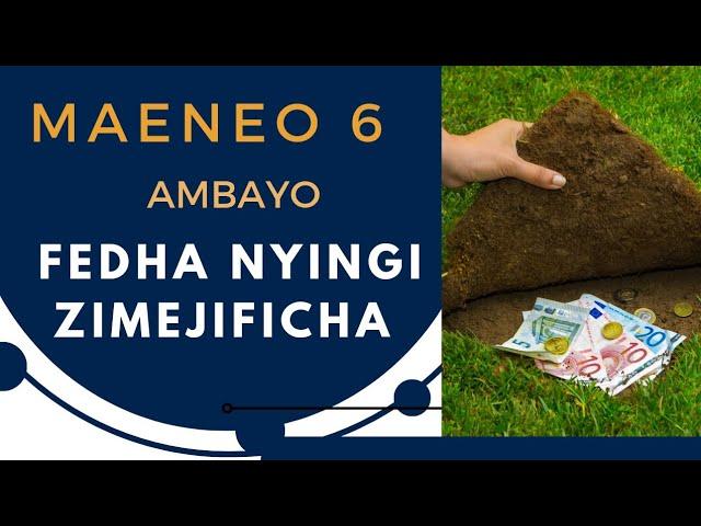 Maeneo Ambayo fedha zimejificha _ Kelvin Kibenje