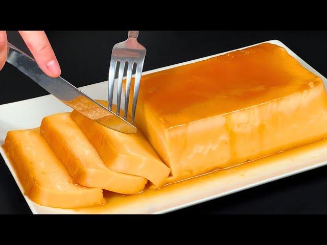 Just milk and pumpkin! The most delicious Napoleon dessert in 5 minutes! No baking! The trick!