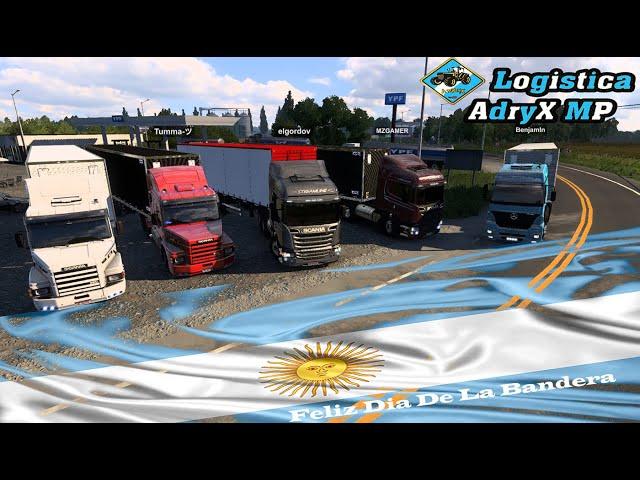 VIVO// "LOGISTICA ADRYX MP" RUTA EN EL DIA DE LA BANDERA #viral #parati