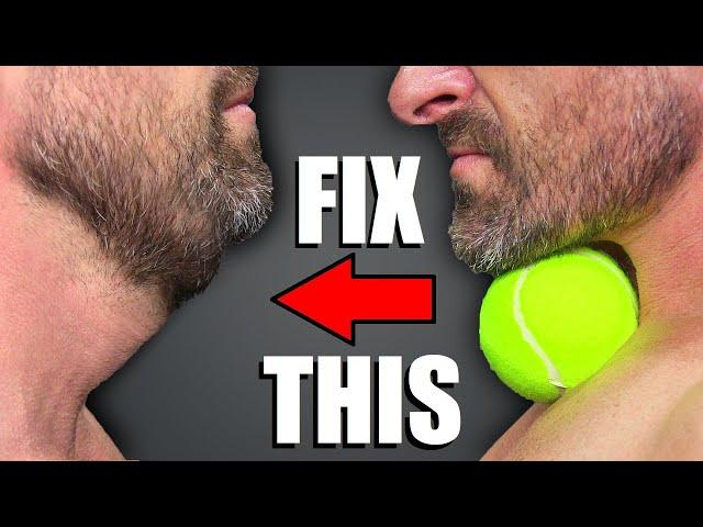 5 Simple Ways to LOSE a Double Chin! (STRONGER JAW & LOSE FACE FAT)