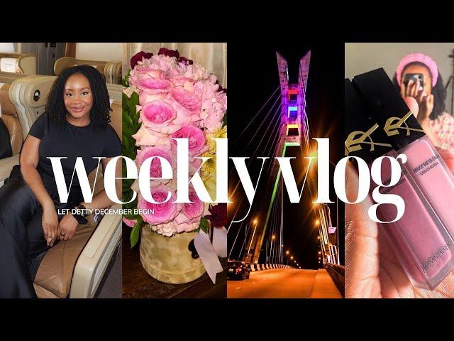 LAGOS WEEKLY VLOG | Let Detty December Begin! Maintenance Vlog, Air Peace Review & More | Ifeyinwa