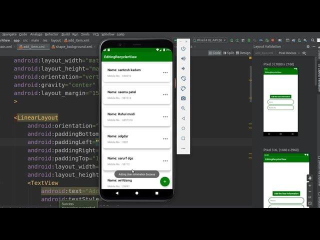 how to add item in recyclerviewin android/kotlin android add item to recyclerview on button click