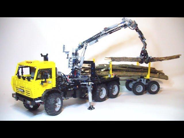 Lego technic KAMAZ 43118 timber truck