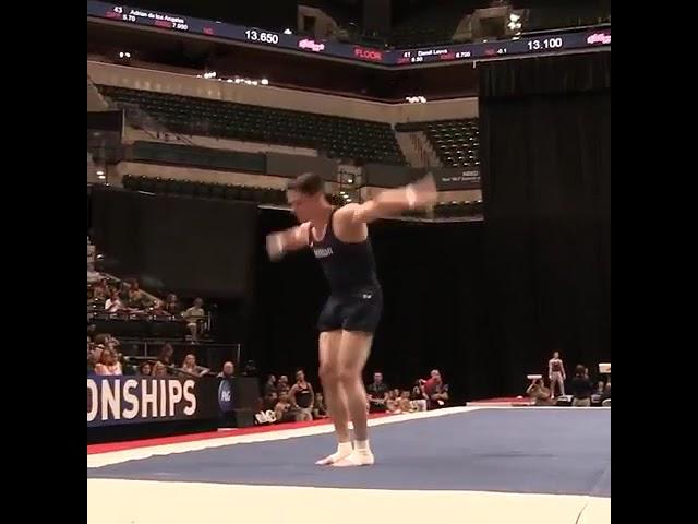 Gymnastics video ll Blooper oops  #Allworldgymnastics #Shorts