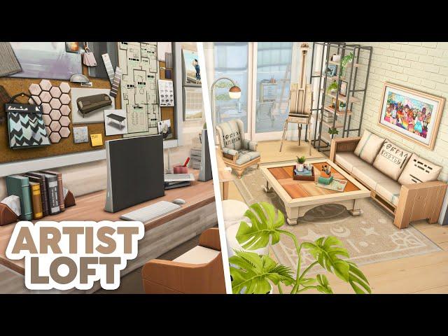 Artist Loft // The Sims 4 Speed Build: Apartment Renovation