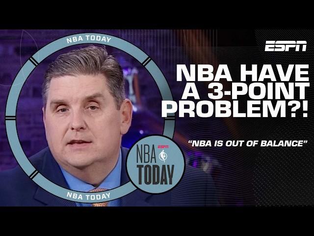 Brian Windhorst says the 3-point shooting trend is making the NBA ‘out of balance’  | NBA Today