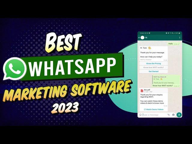 Best Whatsapp Marketing Software For Bulk Msg | Botmaster, wasender Whatsapp Bulk Software 2023