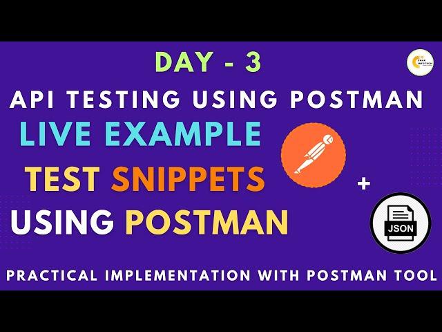 API Testing | API Testing using Postman | Test snippets | Writing Test case using Test snippets