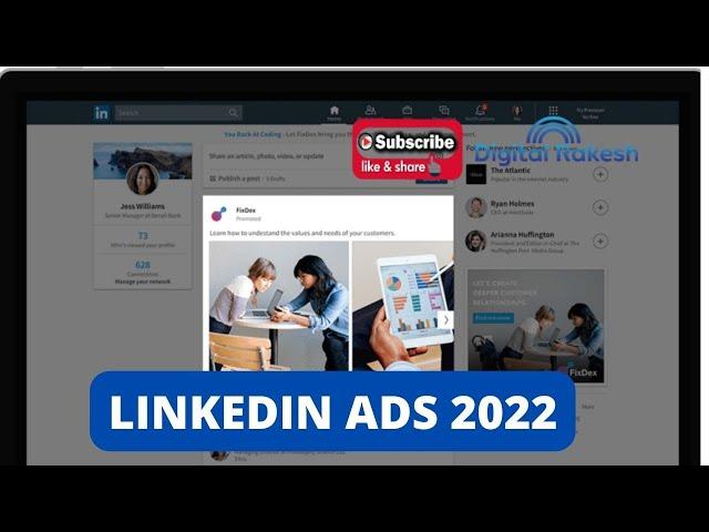 Linkedin Ads 2022 | How to increase LinkedIn followers for company page | Digital Rakesh