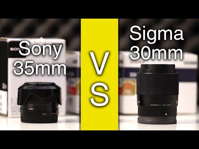 Sigma 30mm 1 4 vs Sony 35mm 1 8   A video shooter's perspective