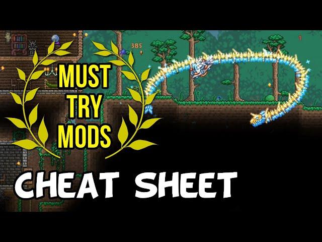 Terraria Must-Try Mods - Cheat Sheet (TModloader)