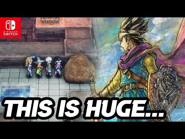 This is MASSIVE for Dragon Quest III HD-2D Remake...