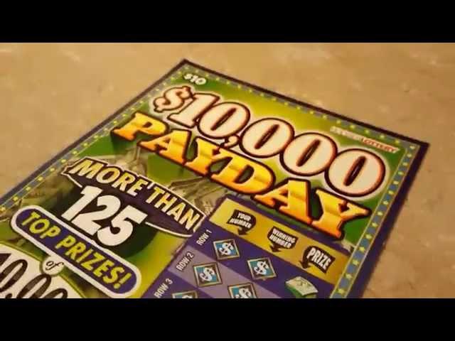 Shelly N Charlie Scratch Off The Indiana Lottery $10,000 Payday