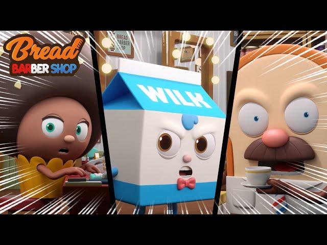 BreadBarbershop3 | A shocking Breadbarbershop story | english/animation/dessert