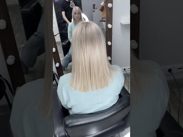 #блондинка #hairstyle #blonde #окрашиваниеволосмосква #haircolor