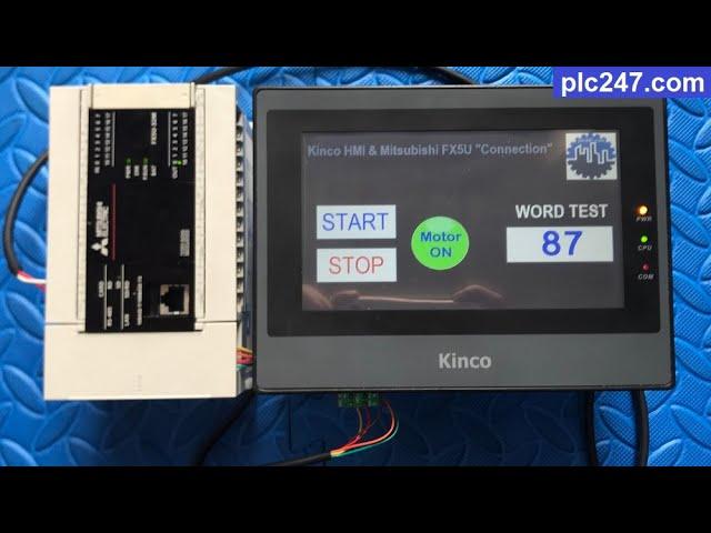 Kinco HMI & Mitsubishi FX5U "Communication" Tutorial