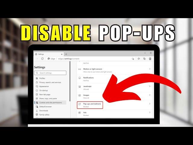 How to disable pop-ups in Chrome on Windows (FAST)