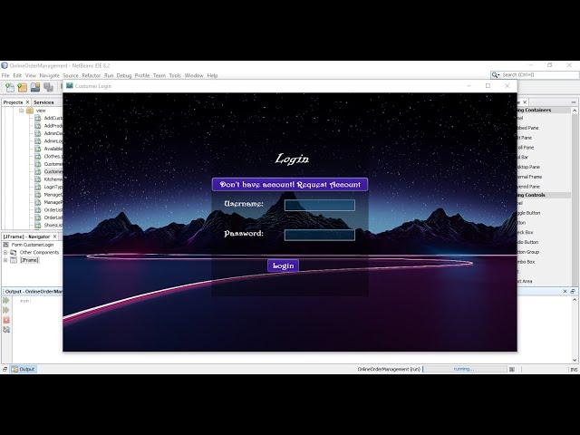 JAVA Tutorial | How to design Login Form using Netbeans IDE | Custom Login Form |Java JFrame