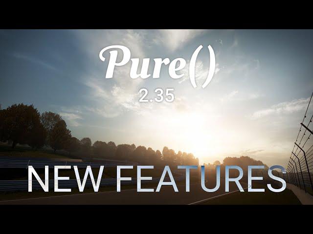 Pure 2.35 - "new features"