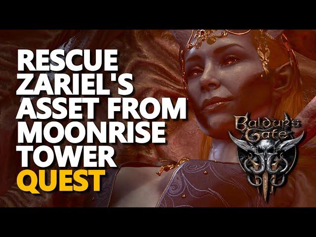 Rescue Zariel's asset from Moonrise Tower Baldur's Gate 3