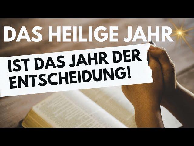 Das Heilige Jahr ist das Jahr der Entscheidung - Erscheinung des Königs der Barmherzigkeit  25.12.24