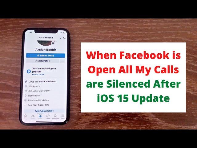 How to Fix iPhone is Not Ringing When Facebook App is Open.