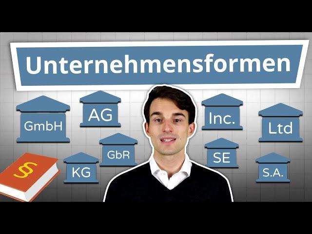 Unternehmensformen erklärt: GmbH, AG, UG, GbR, Inc., Ltd uvm. einfach erklärt!