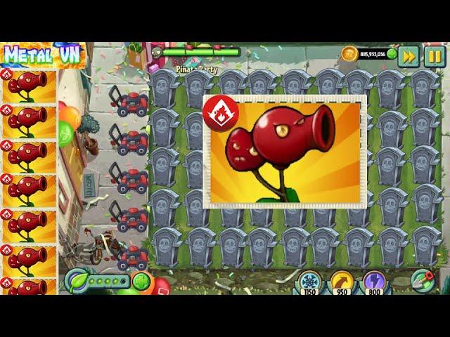 PVZ 2 Pinata Party 28/12/2024 | Random Team Plants vs Zombies 2 Max Level Power Up