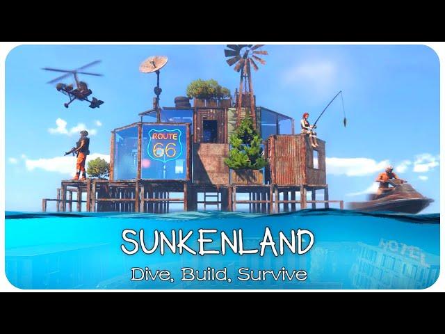 Water World Underwater Survival | SunkenLand | Ep1