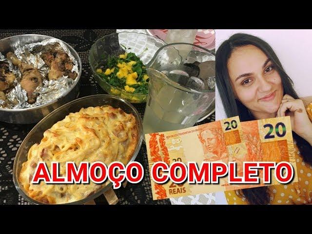 ALMOÇO ESPECIAL COM R$20,00