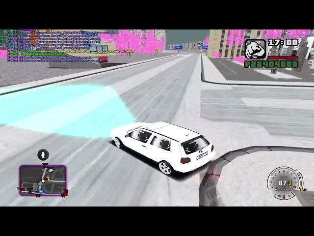 gta rp crmp drift volkswagen golf ii