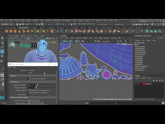 udims in MAYA & Substance painter