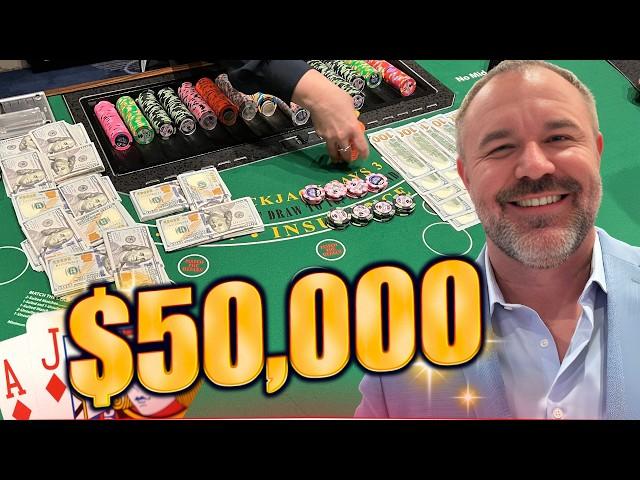 Putting $50,000 On The Line At The Blackjack Table