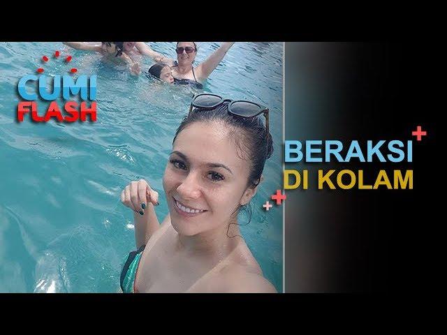 Seksi Berbikini, Wulan Guritno Langsung Beraksi di Kolam Renang - CumiFlash 08 Januari 2018