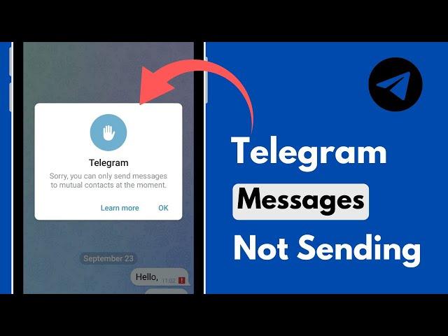 Solved: Telegram you can only send messages to mutual contacts at the moment | iPhone _ Android