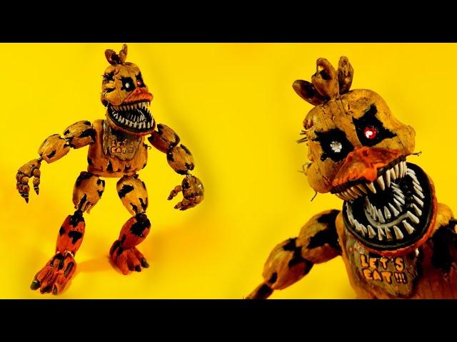 NIGHTMARE CHICA(FNAF 4/FNAF HELP WANTED/FNAF UCN) PLASTILINA PORCELANA POLYMER CLAY