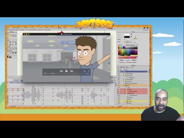 Poptoogi Live Stream Creating a new character with the Poptoogi Character Creator