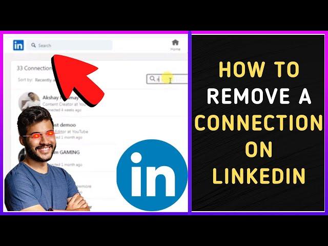 How to Remove Connection on Linkedin?