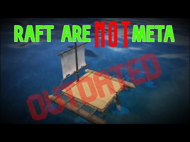 [Ark] How NOT To Raft (WIPE RAFT BASE + Counter turret raft!)