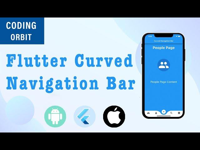 flutter Curved Bottom Navigation Bar