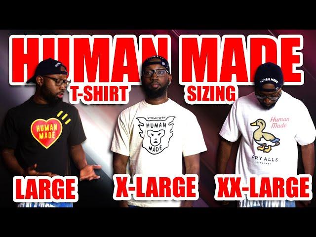 ️彡Human Made️彡 T-Shirt Sizing comparison