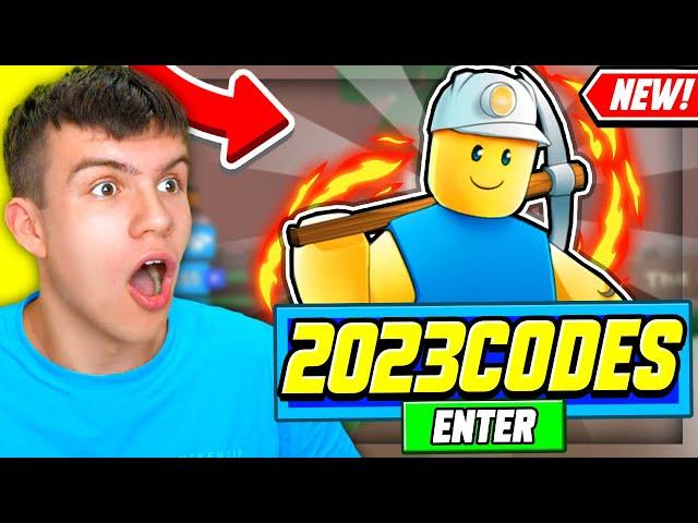 *NEW* ALL WORKING CODES FOR MINING SIMULATOR 2023! ROBLOX MINING SIMULATOR CODES