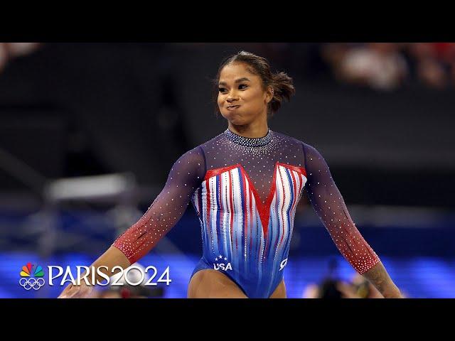 Jordan Chiles MAKES A STATEMENT on Day 2 to clinch spot in Paris | NBC Sports