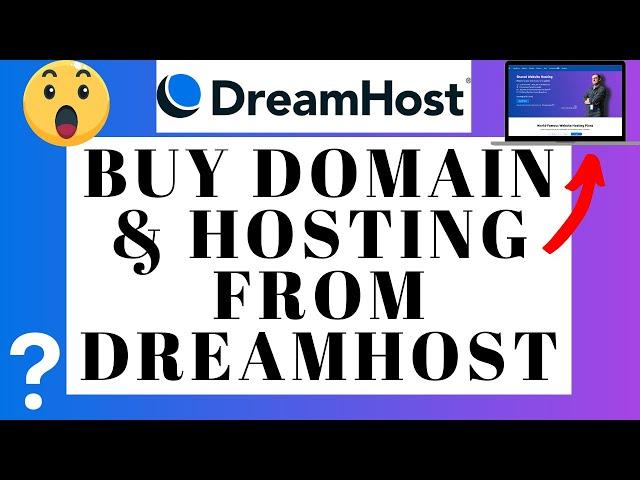 How To Buy Domain And Hosting From DreamHost (2023)  | DreamHost Tutorial