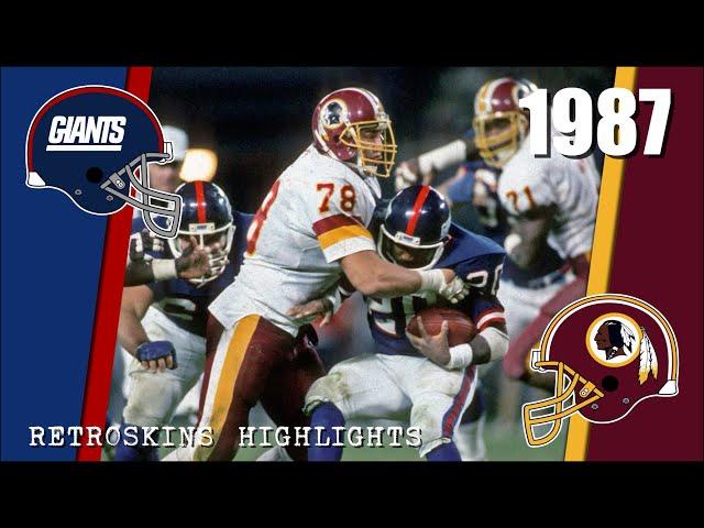 1987 RetroSkins Highlights: New York Giants vs Washington Redskins [RE-ISSUE!]