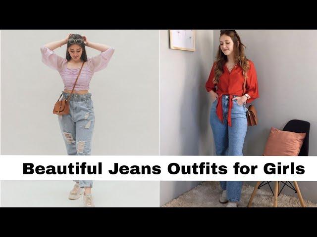 Jeans Outfits For Girls • Beautiful Jeans Top for Girls ~ STYLE GRAM