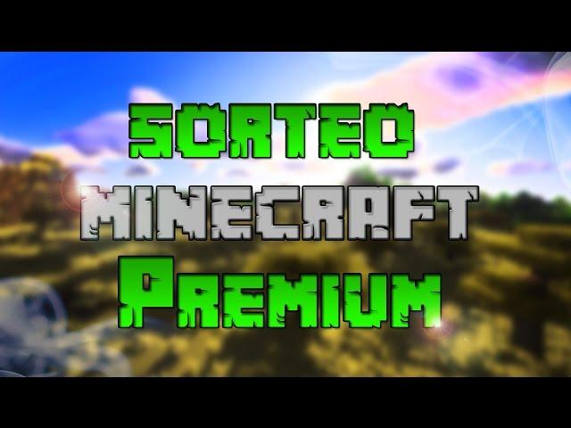 SORTEO CUENTA MINECRAFT PREMIUM 2016