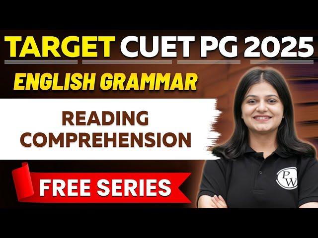 CUET PG 2025 English Grammar | Reading Comprehension | General MBA & LLB