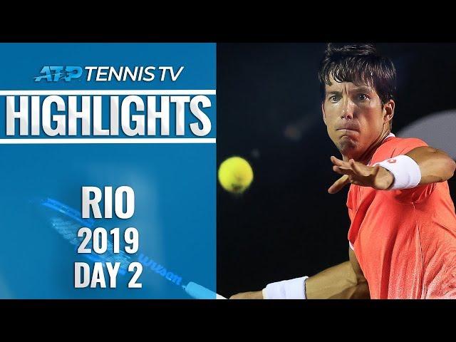 Seeds Thiem, Fognini and Cecchinato upset in first round | Rio 2019 Highlights Day 2